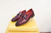 Kırmızı Deri Loafer Erkek Ayakkabı