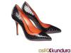 Kroko Bayan Stiletto Ayakkabı Modeli