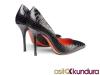 Kroko Bayan Stiletto Ayakkabı Modeli